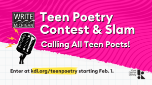 Digital Signage for Teen Poetry Contest